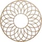 Ekena Millwork Cannes Wood Fretwork Pierced Ceiling Medallion, Red Oak, 30"OD x 10 1/4"ID x 3/8"T CMWP30X30X0375CNRO - alternate 1